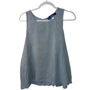 𝅺BLUE RAIN LADIES SLEEVELESS TOP- size M